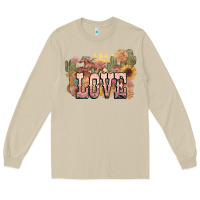 Mushroom love horse western floral Long Sleeve Tee - NancyCooperArtShop