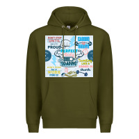 Army Green perfect body loading Premium Hoodie - TumblerDesignByShophia