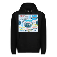 Black perfect body loading Premium Hoodie - TumblerDesignByShophia