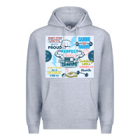Heather Grey perfect body loading Premium Hoodie - TumblerDesignByShophia
