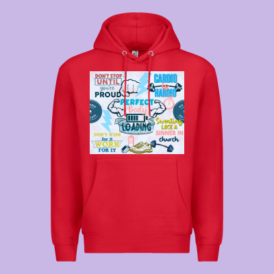 Perfect Body Loading Premium Hoodie Designed By Tumblerdesignbyshophia