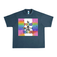 Midnight Navy be proud of who you are Urban Heavy Tee - MaliasSmallBusiness