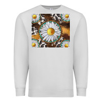 Dove Grey western daisy and cowhide tumbler tbs Premium Sweatshirt - TumblerDesignByShophia