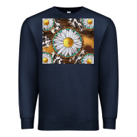 Navy western daisy and cowhide tumbler tbs Premium Sweatshirt - TumblerDesignByShophia