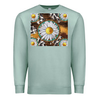 Seafoam western daisy and cowhide tumbler tbs Premium Sweatshirt - TumblerDesignByShophia