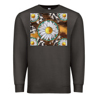 Smoke western daisy and cowhide tumbler tbs Premium Sweatshirt - TumblerDesignByShophia