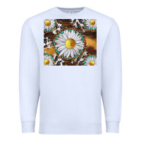 White western daisy and cowhide tumbler tbs Premium Sweatshirt - TumblerDesignByShophia