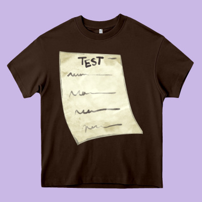 Test Sheet Fa Element Heavy Core Tee Designed By Fadigitalartstudio