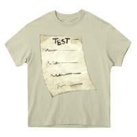 Mossy test sheet fa element Heavy Core Tee - FaDigitalArtStudio