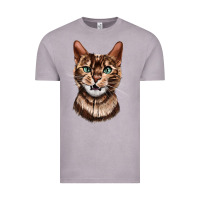 Vintage Zinc Bengal Cat Face Vintage Tee - LillyAllenDesigns