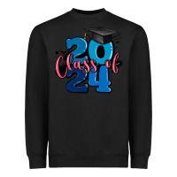 Black class of 2024 Heavyweight Sweatshirt - MaliasSmallBusiness