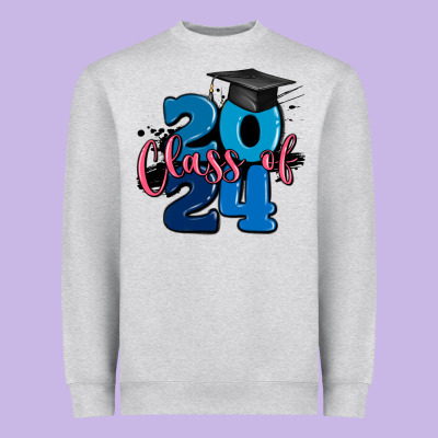 Class Of 2024 Heavyweight Sweatshirt Designed By Maliassmallbusiness