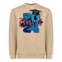 Mushroom class of 2024 Heavyweight Sweatshirt - MaliasSmallBusiness