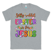 Heather Grey silly rabbit easter is for jesus Classic Tee - MaliasSmallBusiness