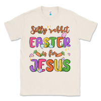 Natural silly rabbit easter is for jesus Classic Tee - MaliasSmallBusiness