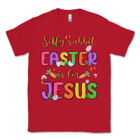 Red silly rabbit easter is for jesus Classic Tee - MaliasSmallBusiness