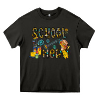 Asphalt school hero Heavy Core Tee - CowhideDigitalArt