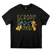Black school hero Heavy Core Tee - CowhideDigitalArt