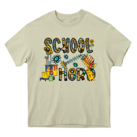 Mossy school hero Heavy Core Tee - CowhideDigitalArt