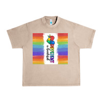 French Oak different is beautiful Urban Heavy Tee - MaliasSmallBusiness