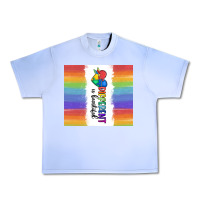 Grape Ice different is beautiful Urban Heavy Tee - MaliasSmallBusiness