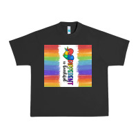 Pigment Black different is beautiful Urban Heavy Tee - MaliasSmallBusiness
