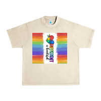 Sandshell different is beautiful Urban Heavy Tee - MaliasSmallBusiness