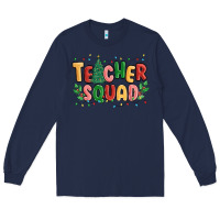 Navy teacher squad Long Sleeve Tee - MaliasSmallBusiness