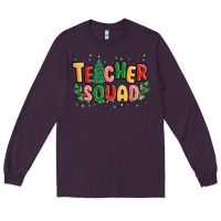 Plum teacher squad Long Sleeve Tee - MaliasSmallBusiness