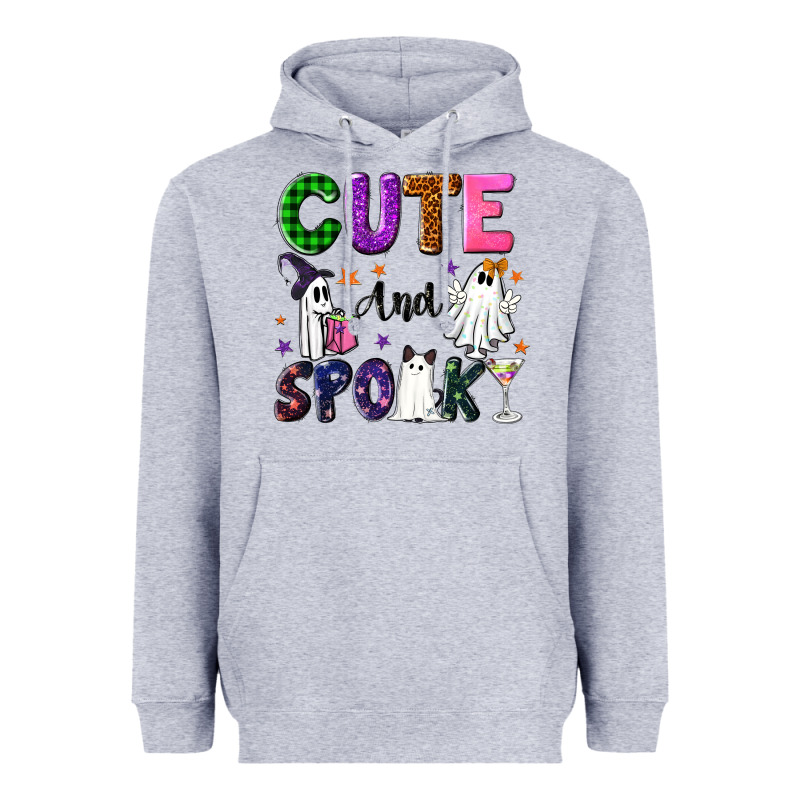Cute And Spooky Heavyweight Hoodie by NancyCooperArtShop | Teevron