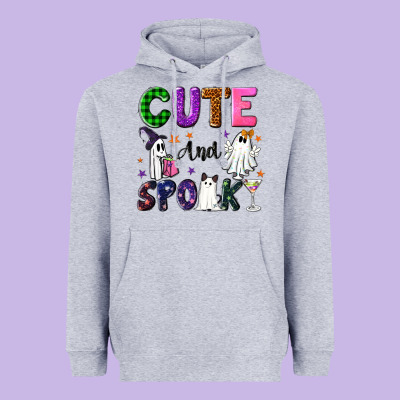 Cute And Spooky Heavyweight Hoodie Designed By Nancycooperartshop