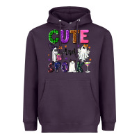 Plum Cute and spooky Heavyweight Hoodie - NancyCooperArtShop