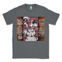 Charcoal Heather happy easter Classic Tee - CowhideDigitalArt