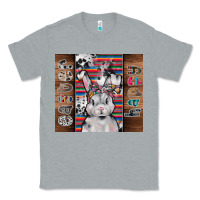 Heather Grey happy easter Classic Tee - CowhideDigitalArt