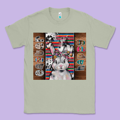 Happy Easter Classic Tee Designed By Cowhidedigitalart