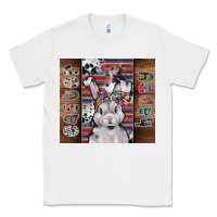 White happy easter Classic Tee - CowhideDigitalArt