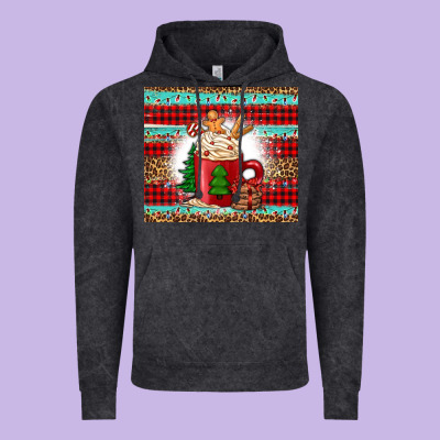 Christmas Coffee Vintage Hoodie Designed By Jasminsmagicworld
