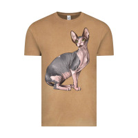 Vintage Camel Sphynx Cat Vintage Tee - LillyAllenDesigns