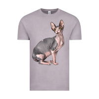 Vintage Zinc Sphynx Cat Vintage Tee - LillyAllenDesigns