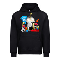 Black Soccer Frappe Coffee Urban Hoodie - FaDigitalArtStudio