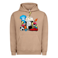 Pigment Burro Soccer Frappe Coffee Urban Hoodie - FaDigitalArtStudio