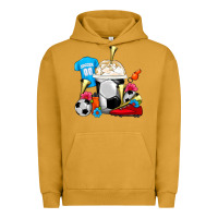 Pigment Peanut Butter Soccer Frappe Coffee Urban Hoodie - FaDigitalArtStudio