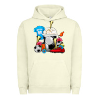 Pigment Pistachio Soccer Frappe Coffee Urban Hoodie - FaDigitalArtStudio