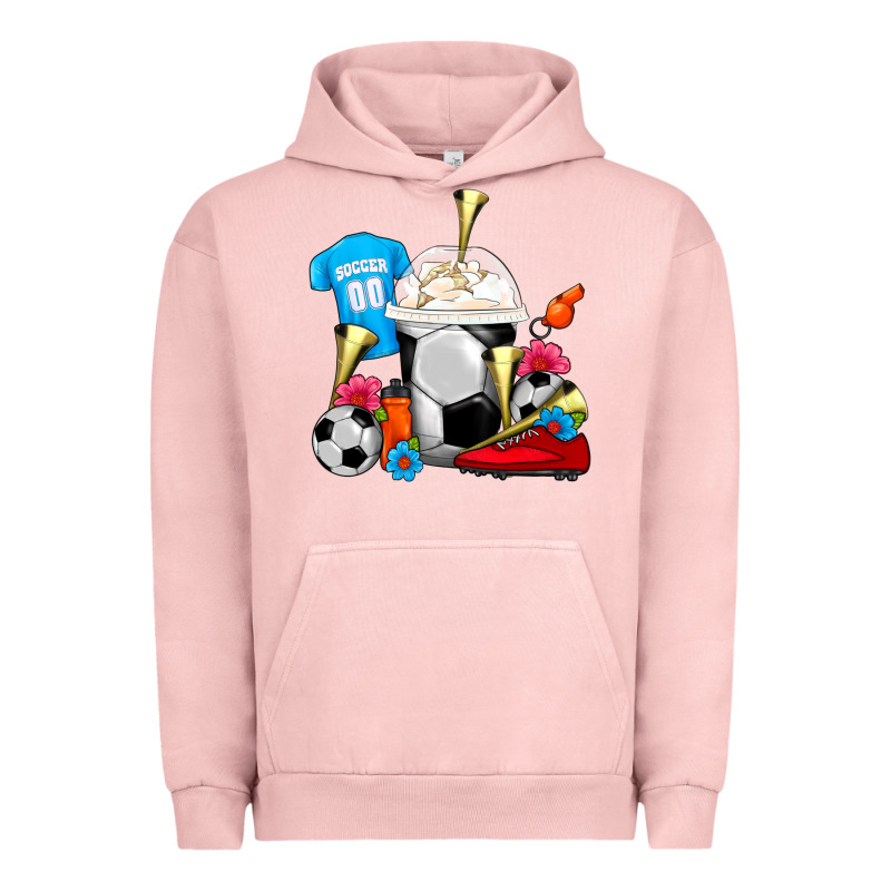 Soccer Frappe Coffee Urban Hoodie by FaDigitalArtStudio | Teevron