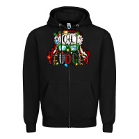 Black oh fudge christmas story Zipper Hoodie - Jasminsmagicworld