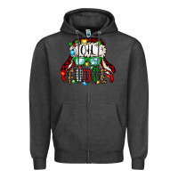 Charcoal Heather oh fudge christmas story Zipper Hoodie - Jasminsmagicworld