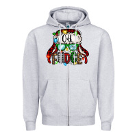 Heather Grey oh fudge christmas story Zipper Hoodie - Jasminsmagicworld