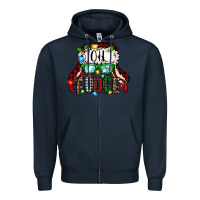 Navy oh fudge christmas story Zipper Hoodie - Jasminsmagicworld