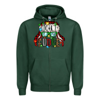 Sports Green oh fudge christmas story Zipper Hoodie - Jasminsmagicworld