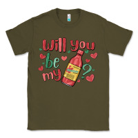 Army Green will you be my Classic Tee - MaliasSmallBusiness